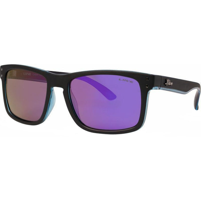 Cheap Thrill, Matte Black and Sky/Violet Mirror Lenses