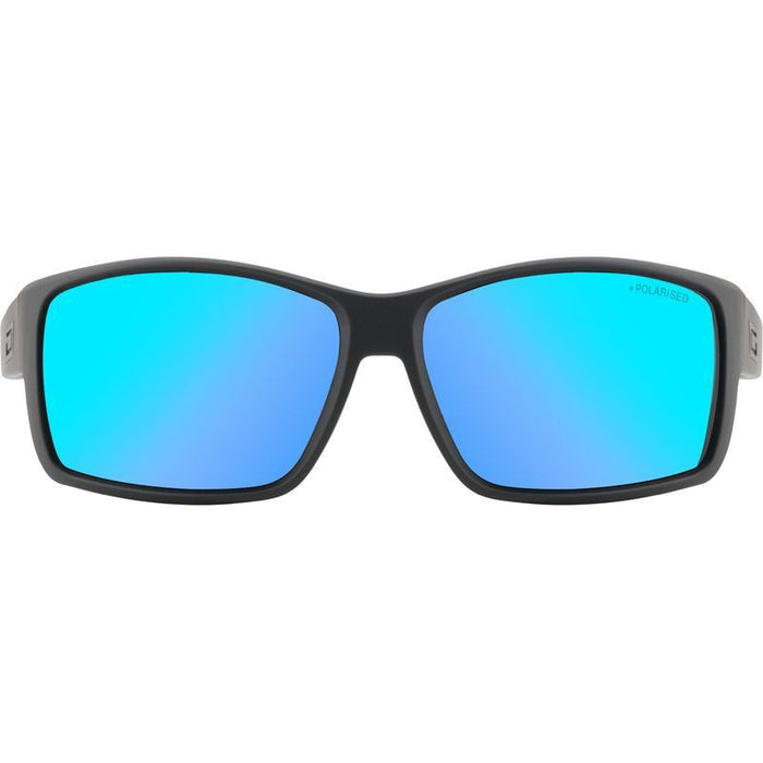 Chill, Satin Black and Grey/Ice Blue Mirror Polarised Lenses