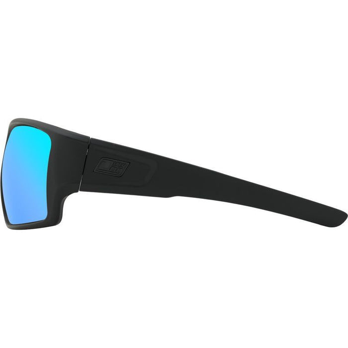 Chill, Satin Black and Grey/Ice Blue Mirror Polarised Lenses