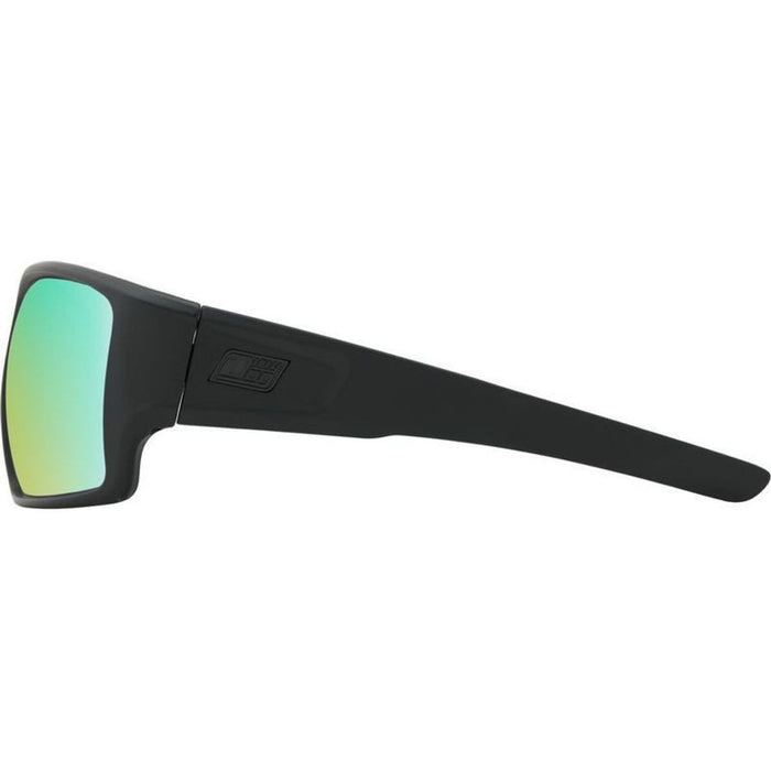 Chill, Satin Black/Green Fusion Mirror Polarised Lenses