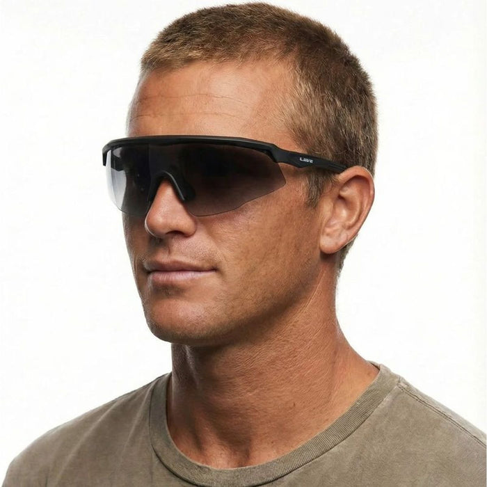 Chisel Safety, Matte Black/Grey Gradient Lenses