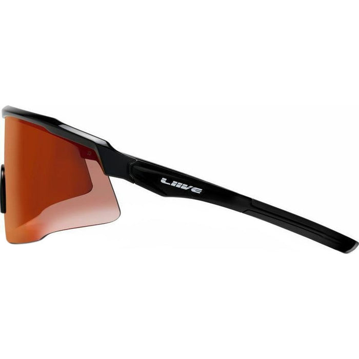 Chisel Safety, Matte Xtal Smoke/Red Mirror Lenses