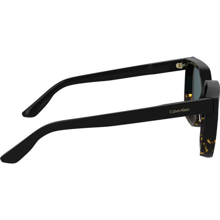 CK25500S, Black Havana/Petrol Blue Lenses