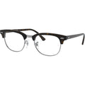 Clubmaster RX5154, Dark Havana/Clear Lenses