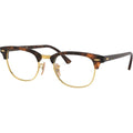 Clubmaster RX5154, Red Havana/Clear Lenses