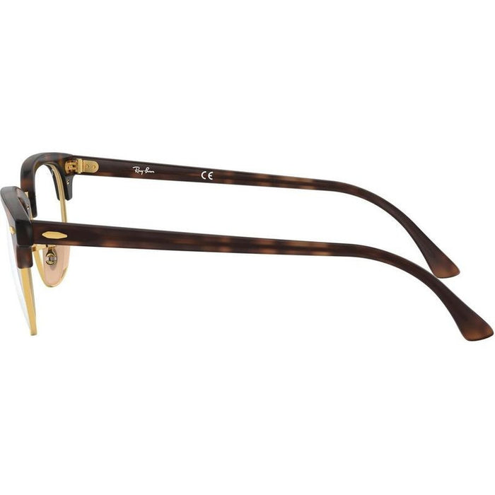 Clubmaster RX5154, Red Havana/Clear Lenses