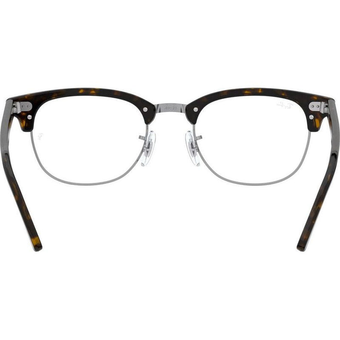 Clubmaster RX5154, Dark Havana/Clear Lenses