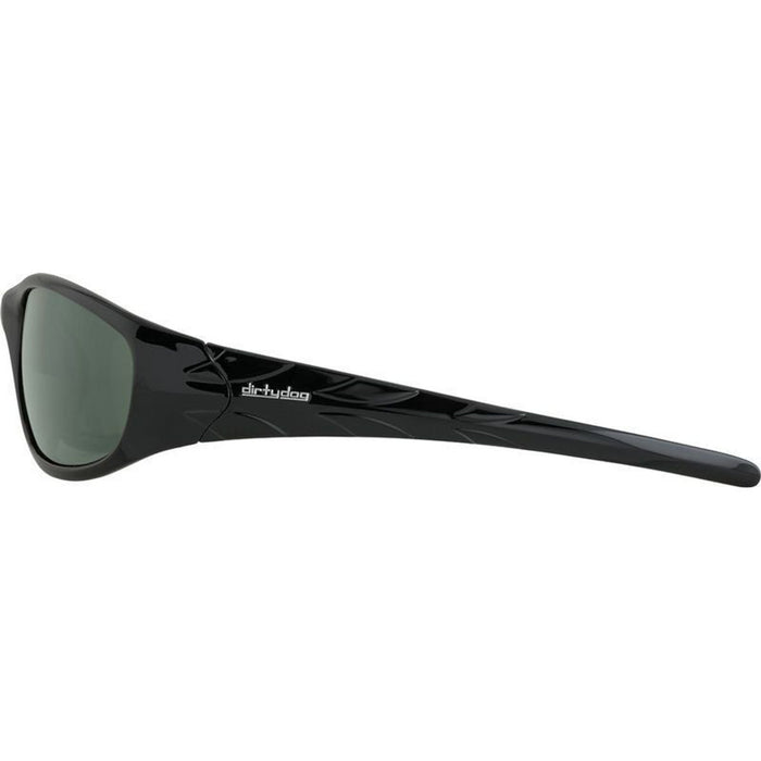 Coal Safety, Shiny Black/Green Polarised Lenses