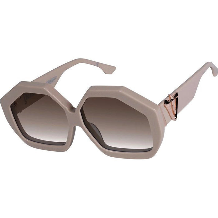 Colosseum, Light Tan with Rose Gold Metal/Brown Gradient Lenses