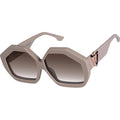 Colosseum, Light Tan with Rose Gold Metal/Brown Gradient Lenses