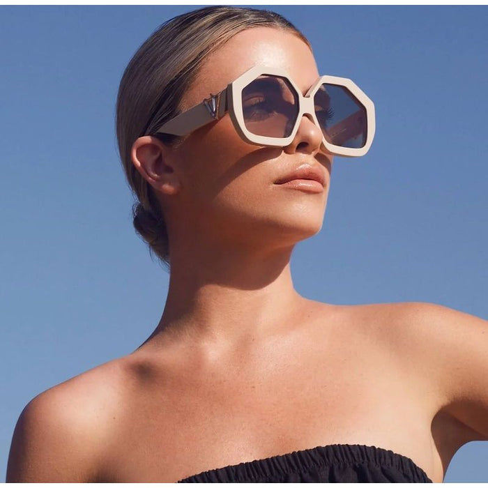 Colosseum, Light Tan with Rose Gold Metal/Brown Gradient Lenses