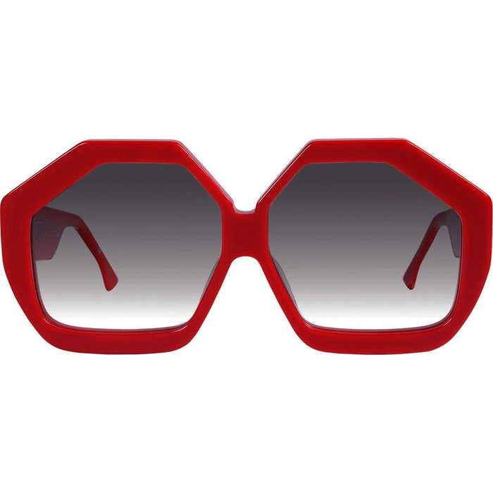 Colosseum, Red with Gold Metal/Black Gradient Lenses