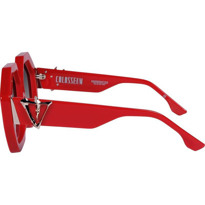 Colosseum, Red with Gold Metal/Black Gradient Lenses