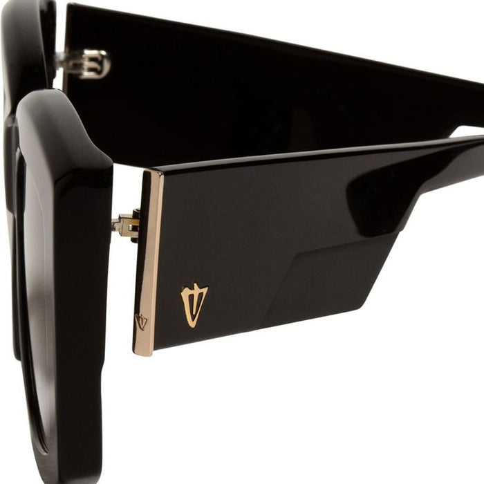 Coltrane, Gloss Black with Gold Metal Trim/Black Gradient Polarised Lenses