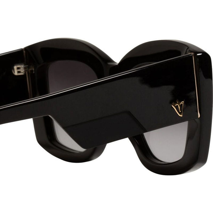 Coltrane, Gloss Black with Gold Metal Trim/Black Gradient Polarised Lenses