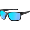 Cosmic, Satin Black/Ice Blue Mirror Polarised Lenses