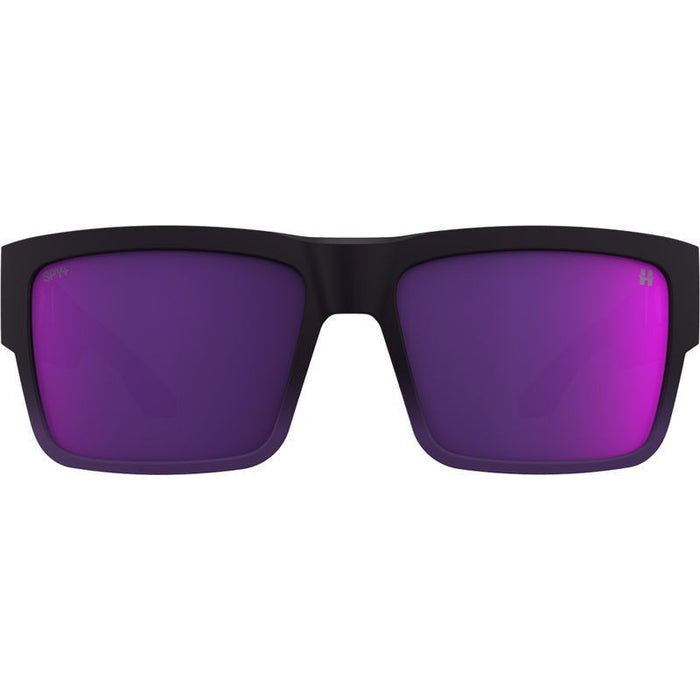 Cyrus, Soft Matte Purple Fade/Happy Dark Purple Mirror Lenses