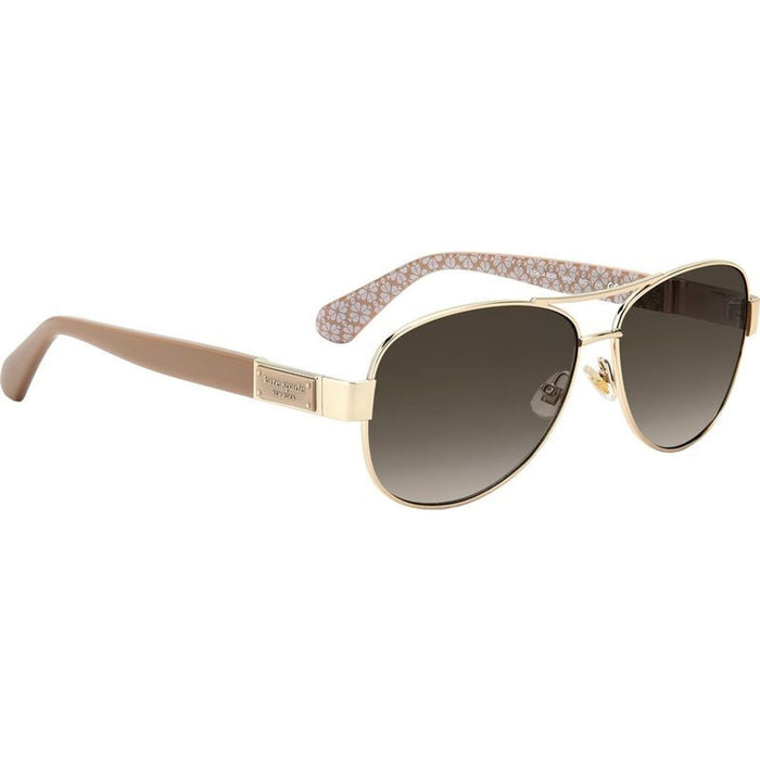 Dalia, Gold and Beige/Brown Gradient Lenses