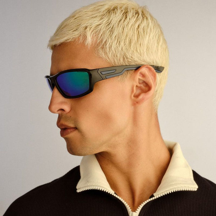 Dargan, Black and Blue/Blue Mirror Polarised Lenses