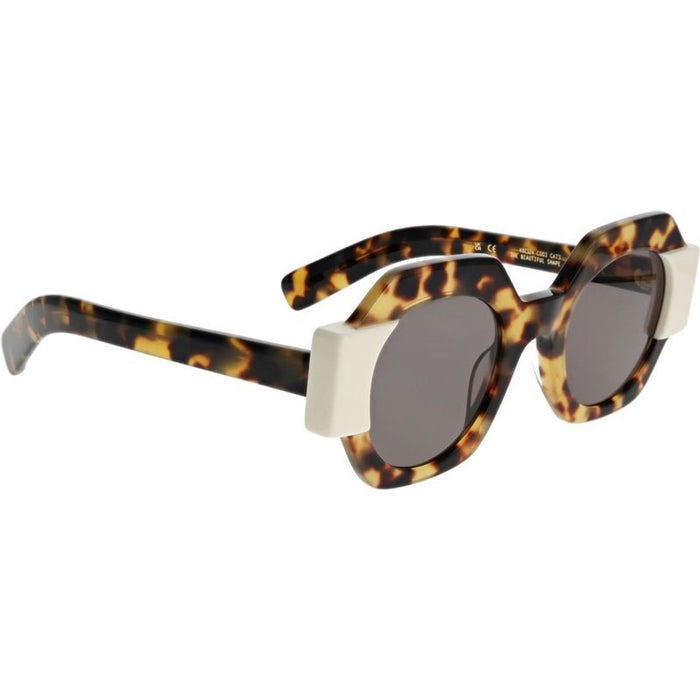 Darnell, Brown Tortoiseshell and White/Dark Grey Lenses