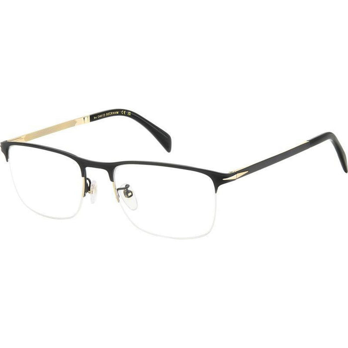 DB 1146, Matte Black Gold/Clear Lenses