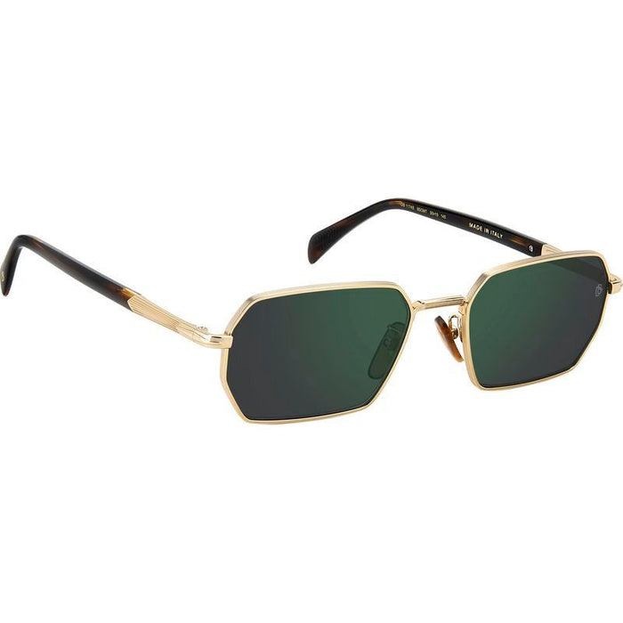 DB 1174/S, Matte Gold Havana/Green Mirror Lenses