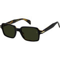 DB 1179/S, Black Havana/Green Lenses
