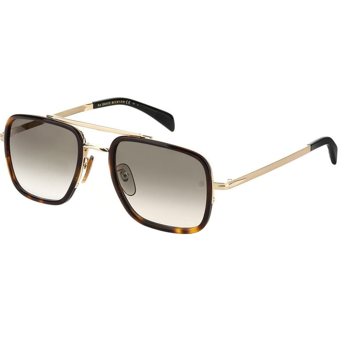 DB 7002/S, Gold Havana/Green Gradient Lenses