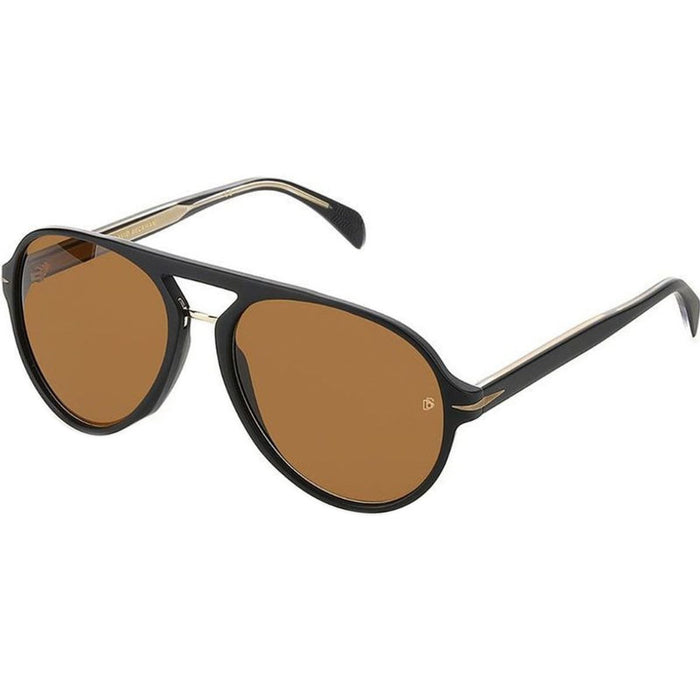 DB 7005/S, Matte Black/Brown Lenses