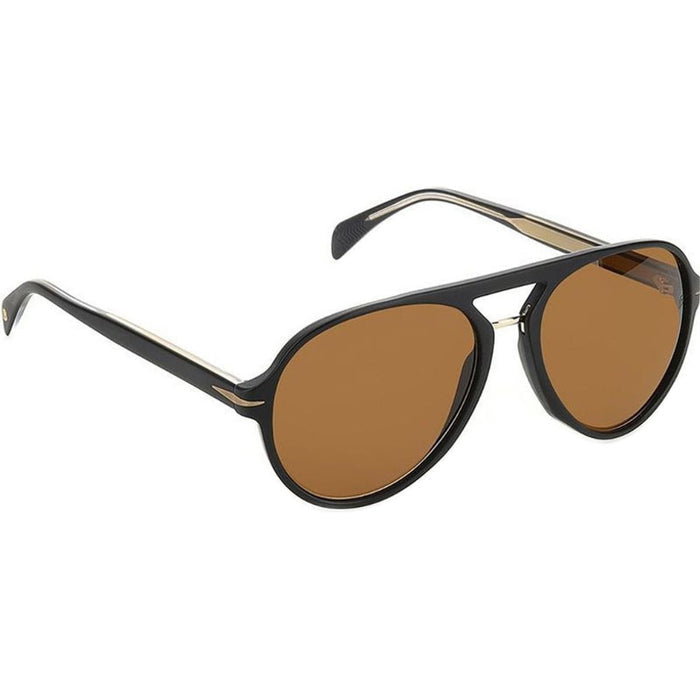 DB 7005/S, Matte Black/Brown Lenses