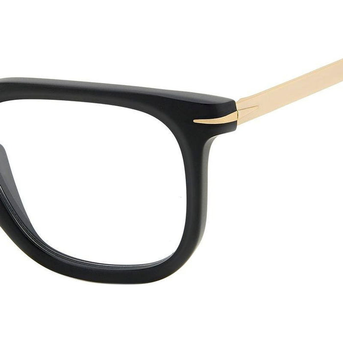 DB 7119, Matte Black Gold/Clear Lenses