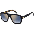 DB 7127/S, Black Havana/Blue Gradient Lenses
