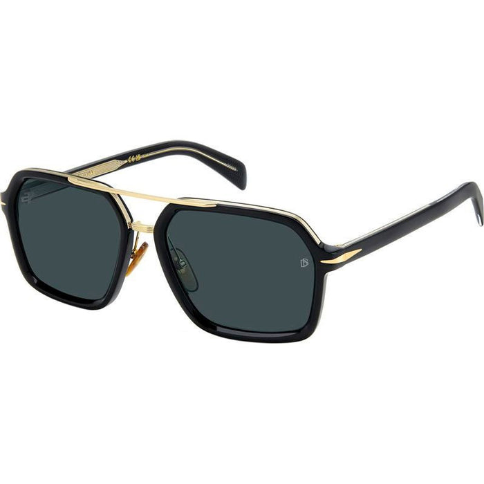 DB 7128/S, Black/Blue Lenses