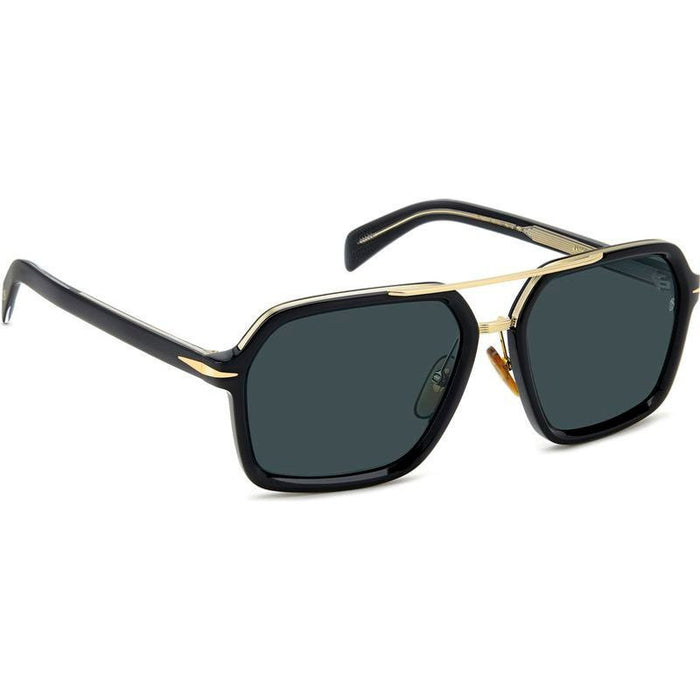 DB 7128/S, Black/Blue Lenses