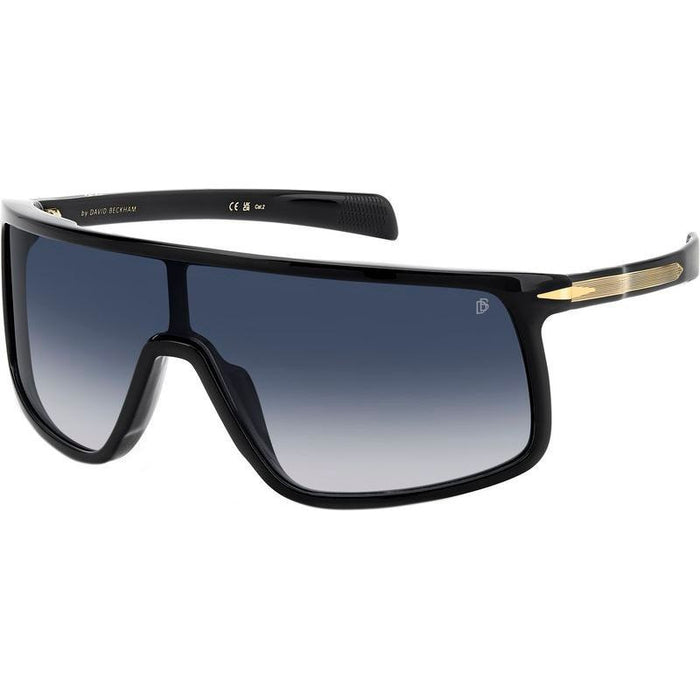 DB 99/Visor, Black Gold/Dark Blue Gradient Lenses