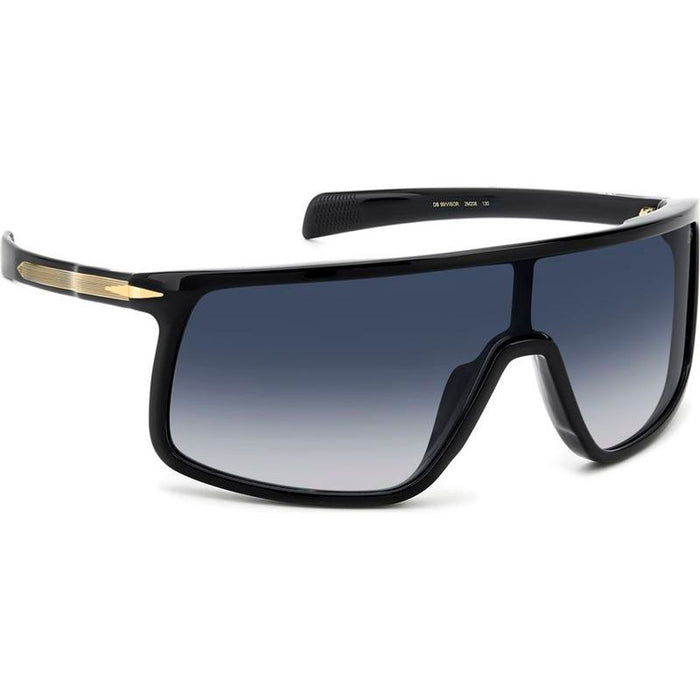 DB 99/Visor, Black Gold/Dark Blue Gradient Lenses