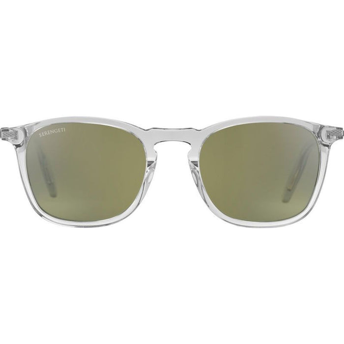 Delio, Shiny Crystal/555nm Photochromic Polarised Glass Lenses