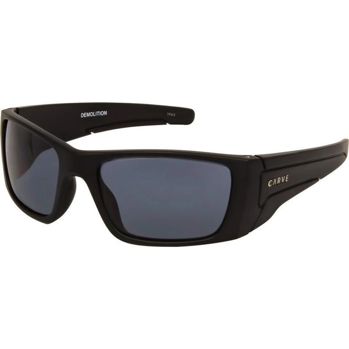 Demolition, Matte Black/Grey Polarised Lenses