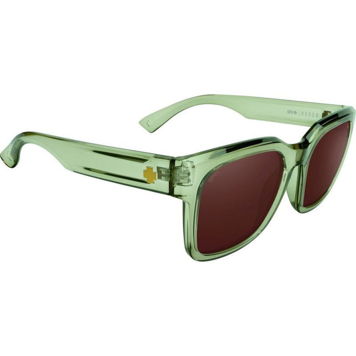 Dessa, Translucent Dusty Olive/Bronze Happy Polarised Lenses