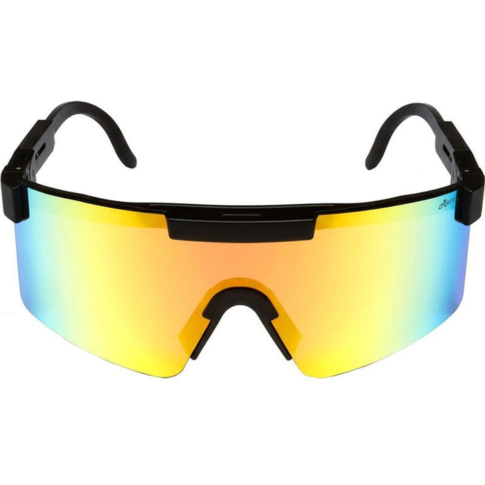 Dexter, Matte Black/Orange Mirror Polarised Lenses