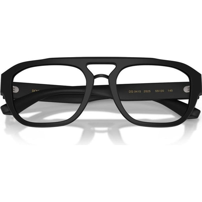 DG3415, Matte Black/Clear Lenses