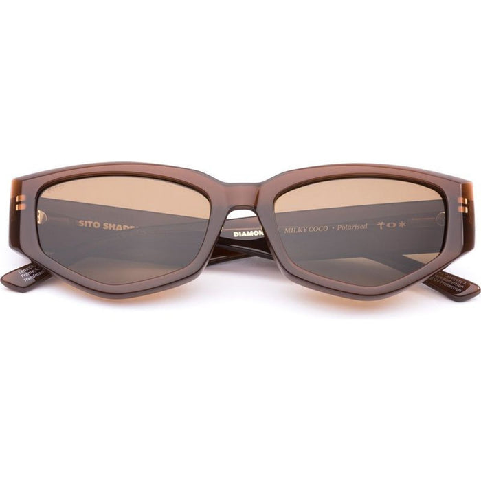 Diamond, Milky Coco/Brown Polarised Lenses