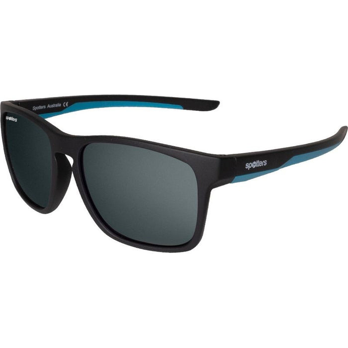 Dingo Kids, Matte Black and Blue/Grey Polarised Lenses