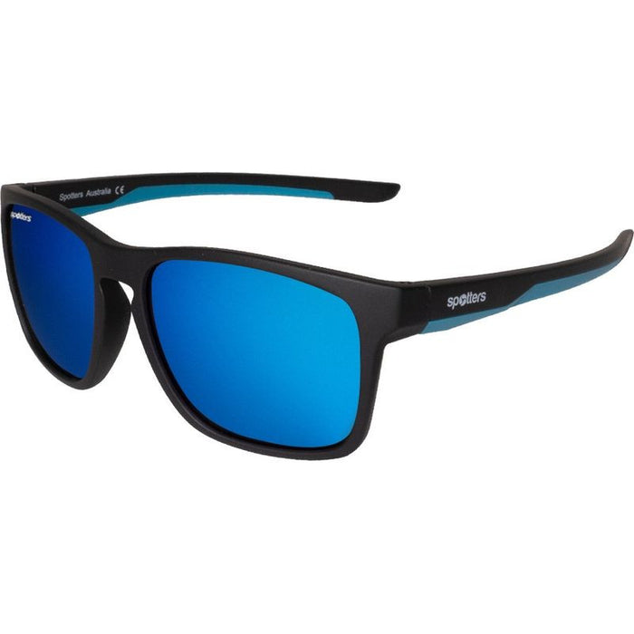Dingo Kids, Matte Black/Blue Mirror Polarised Lenses