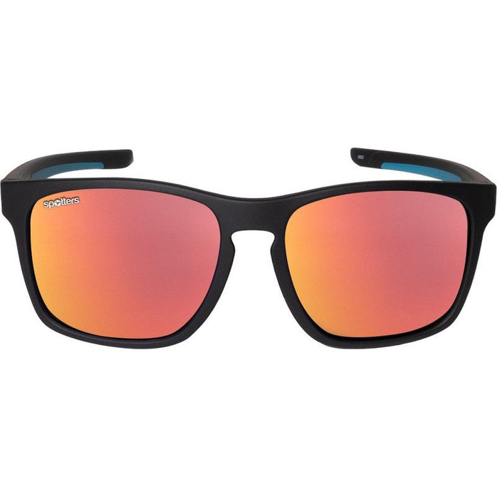 Dingo Kids, Matte Black and Blue/Red Mirror Polarised Lenses