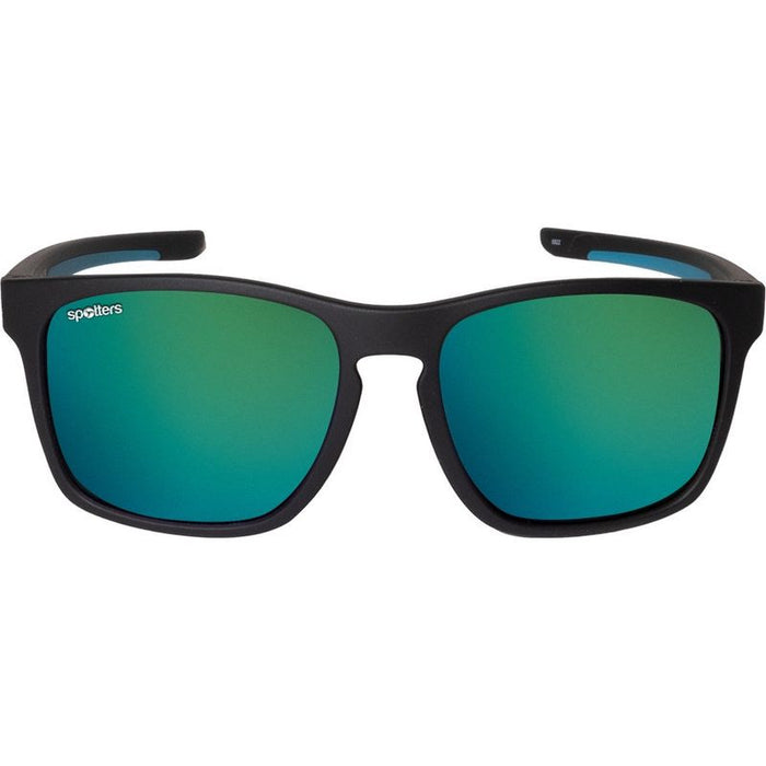 Dingo Kids, Matte Black and Blue/Green Mirror Polarised Lenses