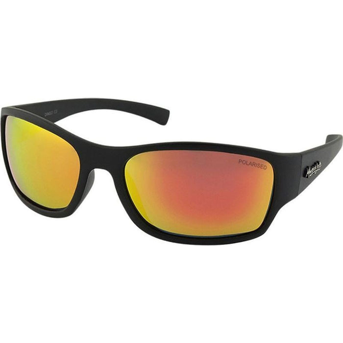 Dingo, Matte Black/Red Mirror Polarised Lenses