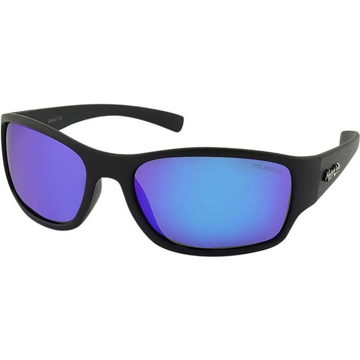 Dingo, Matte Black/Blue Mirror Polarised Lenses