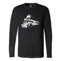 Distressed Steam Train Unisex Long Sleeve T-Shirt Extended Sizes Available Shipping Included