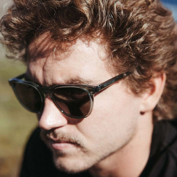 Divide, Eco Crystal Foliage/Neutral Grey Glass Polarised Lenses